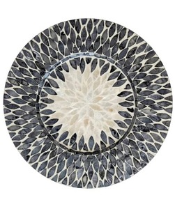 Bandeja de Servicio con Incrustaciones de Concha Marina, Precio Directo de Fábrica, Bandeja Hecha a Mano en India, Bandeja de Madreperla de Venta Caliente - Product Image 2