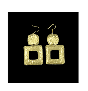 ต่างหูทำด้วยมือจากทองเหลืองอินเดียสินค้ามาใหม่ต่างหูรูปวงกลมทำมือเป็นของขวัญวันเกิด - Product Image 6