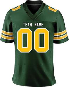 Ensemble d'uniformes de football américain sur mesure Design personnalisé avec numéro et nom pour maillot de football américain en équipe - Product Image 2