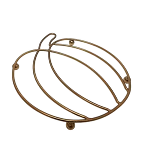 Dessous de plat en métal tendance Design moderne en fil d'acier inoxydable Stockage de vaisselle pour la Protection contre la chaleur Dessous de plat de haute qualité - Product Image 2