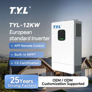 Convertisseur solaire hybride TYL TYL-6KW 6KW 230V norme européenne monophasé, efficacité <span class=keywords><strong>de</strong></span> 99% pour système <span class=keywords><strong>de</strong></span> stockage d'énergie résidentiel - Product Image 1