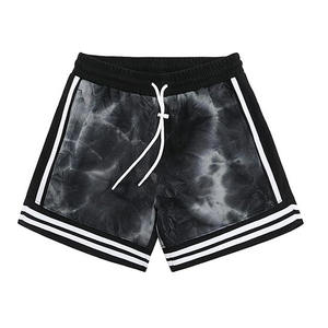 Trending Men's Tie Dye Shorts Ropa de verano 100% Algodón hecho Color sólido Corto Casual Cómodo Pantalones cortos para exteriores para hombres - Product Image 1
