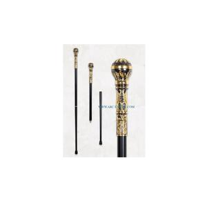 Bastones y bastones de escalada para caminar pulidos en negro y oro, bastones y bastones de lujo de calidad de lujo, nuevo aspecto, bastones modernos hechos a mano - Product Image 1