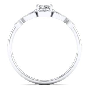 REYES Usine Prix de gros Bague de mariage Bague de fiançailles en or 14 carats en diamant cultivé en laboratoire pour femmes Bijoux classiques de créateur - Product Image 4