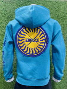 Sudadera con capucha básica clásica para hombre con parche bordado y elegante para uso informal y actividades al aire libre - Product Image 2