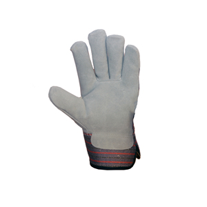 ถุงมือหนังวัวสำหรับงานก่อสร้างถุงมือทำงานกันลื่นถุงมือหนังวัวแยกสำหรับอุตสาหกรรม - Product Image 4