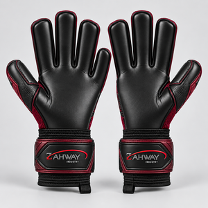 Gants de gardien de but de football haut de gamme, en cuir PU, antidérapants, respirants, avec sangle de poignet réglable, unisexe, équipement sportif - Product Image 4