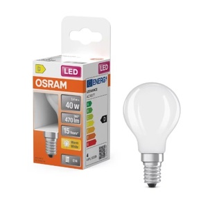 Lampadina LED Sferica Opaca Retrofit E14 3.4W 2700K 470Lm (Osram 468711) - Product Image 2