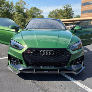 รถยนต์ออดี้ RS5 ซีดาน ปี 2018 เครื่องยนต์ V6 ทวินเทอร์โบ 444 แรงม้า วิ่ง 9,400 ไมล์ สีเขียวโซโนมาเมทัลลิก เบาะหนัง ล้อแม็ก R19 ระบบควบคุมความเร็วอัตโนมัติ ระบบขับเคลื่อนสี่ล้อ ขับเคลื่อนด้วยมือซ้าย - Product Image 1