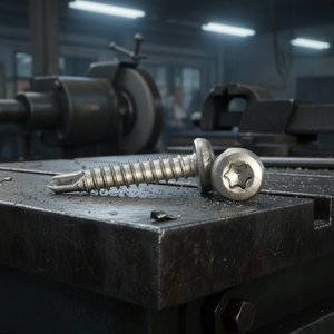 Tornillos Autoperforantes de Cabeza Plana de Acero Inoxidable Clase 8, Rosca Profunda Gruesa, Phillips/Phillips, Alta Resistencia, Resistentes a la Corrosión - Product Image 1