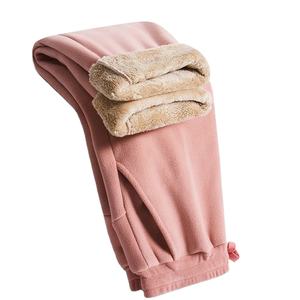 Pantalon en molleton vintage épais d'hiver pour homme, taille haute, respirant, jambe large, ample, chaud, pantalon de jogging - Product Image 5