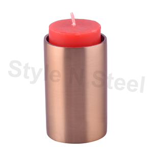 luxury <b>candle</b> stand Custom Shaped Stainless Steel <b>Candle</b> Stand <b>Set</b> Metal Pillar Holders for Home Decor for Easter Decorations - Product Image 1