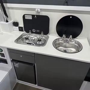 Camper de fibra de vidrio de diseño moderno con remolques de viaje de suspensión independiente con RV de baño - Product Image 6