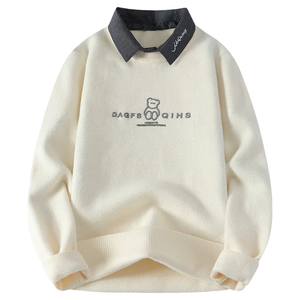 Sweats à capuche pour hommes de haute qualité, fabriqués en usine avec logo personnalisé, vente en gros de sweats à capuche d'hiver solides en polyester/coton pour hommes en vente - Product Image 3