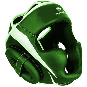 VI profesional de alta calidad ganador de boxeo protector de cabeza de cuero MMA Taekwondo engranaje De Cabeza directo de fábrica artes marciales - Product Image 4