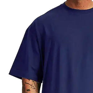 2025เสื้อยืดไหล่ตกสำหรับผู้ชาย, เสื้อยืดสไตล์ใหม่พิมพ์ลายโลโก้ออกแบบได้ตามต้องการทำจากผ้าฝ้าย100% น้ำหนักเบา - Product Image 4