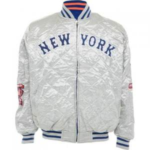 Veste de baseball en satin pour homme de qualité supérieure, style varsity, doublure matelassée chaude, vêtements de rue tendance - Product Image 6