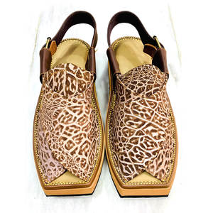 El mejor Peshwari Chappal para adultos, sandalias de cuero de verano ajustables de Material personalizado para temporada de invierno al aire libre - Product Image 1