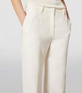 100% High Quality Latest Design Solid Plain Color Flare Toiler <b>Trouser</b> For Women's Fashionable Stylish Wool Material <b>Trouser</b> - Product Image 4