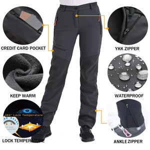 Proveedor OEM de pantalones de esquí para mujer con ajuste ajustable impermeable capa exterior logotipo marca y ropa de etiqueta privada - Product Image 5