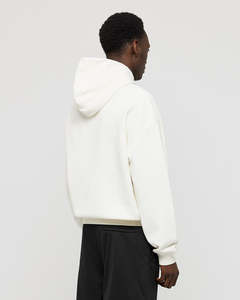 เสื้อมีฮู้ดแบบสวมศีรษะสำหรับทุกเพศเสื้อมีฮู้ดผ้าคอตตอน100% ย้อมสีเรียบซับในสำหรับฤดูหนาว - Product Image 3