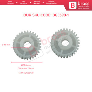 BGE590-1 ชุดซ่อมมอเตอร์พับกระจกมองข้างไฟฟ้า 2 ชิ้น 30 ฟัน สำหรับ I30 I20 I10 อะไหล่รถยนต์ Bross ผลิตในตุรกี - Product Image 5