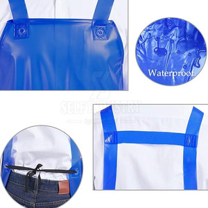 Conception personnalisée en cuir Tablier imperméable de couleur unie Vêtements de travail Tablier imperméable le plus vendu - Product Image 6