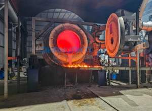 Composants de noyau de roulement de pompe à moteur de ferraille de cuivre de haute pureté 220v Four industriel rotatif inclinable de 5 tonnes pour tous les Types - Product Image 4