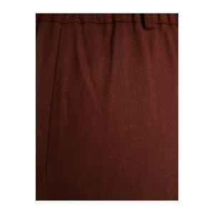 Pantalons en viscose et lin pour femmes avec ceinture élastique, ensembles confortables - Product Image 3