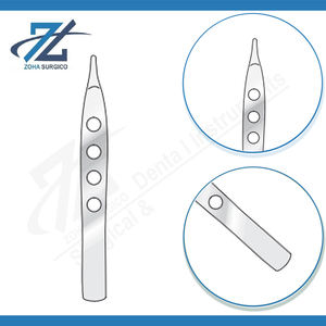 Fórceps de disección de alta calidad Mandíbulas dentadas, 140mm de largo 1-2 dientes Fabricante de acero quirúrgico sin dientes en Pakistán - Product Image 3