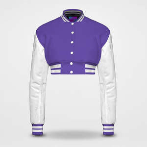 Chaquetas Varsity personalizadas para mujer Chaquetas deportivas para mujer y chaquetas Varsity elegantes para niñas Letterman a precio al por mayor - Product Image 3