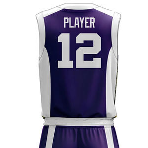 Ensemble de maillots de basket-ball pour hommes OEM, respirant, uniforme d'équipe, option de taille personnalisée, uniforme de basket-ball vierge pour jeunes, uniforme de basket-ball de haute qualité pour le collège - Product Image 6