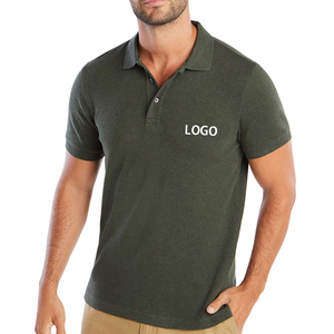 เสื้อโปโลผู้ชายทรงสลิมฟิตแบบลำลอง ผ้าคอตตอนเนื้อนุ่ม ระบายอากาศได้ดี แขนสั้น น้ำหนักเบา มีกระดุม รุ่นพรีเมียมสั่งทำพิเศษ - Product Image 5