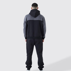 Men's Heavyweight Breathable Winter Tracksuit Set Quick Dry Cotton with Customized Design and Hooded Collar Screen Printed - Product Image 6