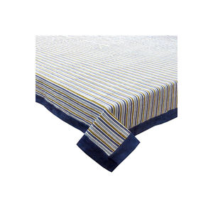 Exquisito mantel de algodón 100% hecho a mano, la más nueva tendencia, cubierta de mesa para eventos con diseños impresos en bloques a la venta - Product Image 1