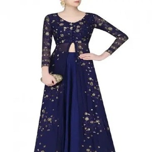 Anarkali ดีไซเนอร์ชุดอินเดีย Patiala ชุดอินเดียสไตล์ดั้งเดิม - Product Image 2