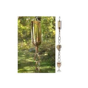 Cadena de lluvia colgante decorativa de hierro grueso, cadena de Metal con forma personalizada para exteriores, venta al por mayor - Product Image 6