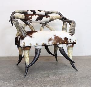 Silla moderna de alto diseño de estilo antiguo, cuerno de buey de búfalo Natural fuerte y pulido para decoración ecológica del hogar, técnica cruda - Product Image 2