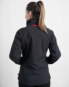 Venta caliente logotipo personalizado negro mujer chaqueta Softshell mangas completas y a prueba de viento Slim Fit últimas mujeres correr chaquetas al aire libre - Product Image 2