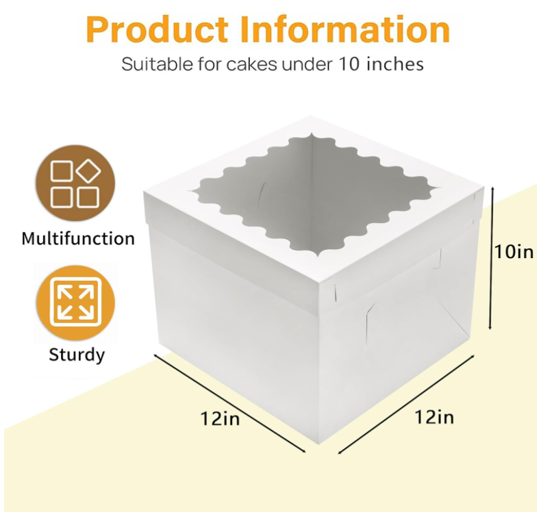 backing slice cake box