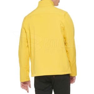 Chaqueta con capucha Softshell de alta calidad para hombre más vendida, temporada de invierno con cuello levantado, último estilo, tela al por mayor - Product Image 3