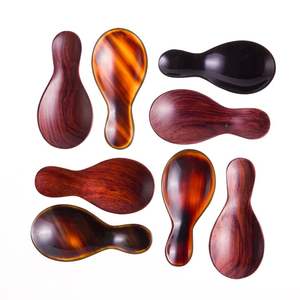 CON CUCHARA DE CUERNO BLANCO PULIDO para el hogar y el restaurante Uso en la cocina Tazón de estilo animal artesanal de la mejor calidad en venta - Product Image 4