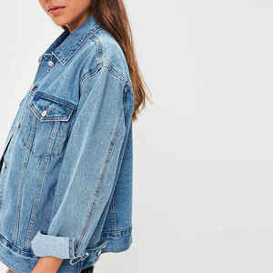 Chaqueta Vaquera de Mujer de Nuevo Diseño, Chaqueta Vaquera Personalizada para Exteriores, Mejor Venta al por Mayor, Chaqueta Vaquera Personalizada OEM - Product Image 4