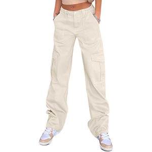 Wholesale High Waisted Casual <b>Pants</b> <b>Baggy</b> Stretchy Wide Leg Streetwear with 6 Pockets <b>Cargo</b> <b>Pants</b> <b>Cargo</b> <b>Pants</b> for <b>Women</b> - Product Image 6