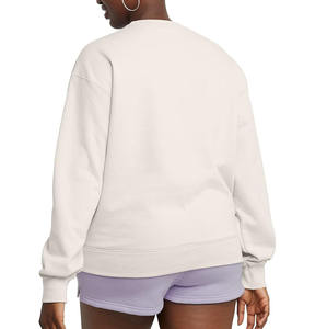 เสื้อสเวตเชิ้ตคอกลมทรงโอเวอร์ไซส์คุณภาพสูงสำหรับผู้หญิง ผ้าฝ้ายผสมขนแกะ เนื้อหนา - Product Image 6