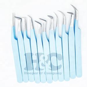 Nouvelle pince à épiler vison en acier inoxydable Logo pince à cils avec pointe pointue emballage gratuit pince à épiler durable Extension de cils - Product Image 3