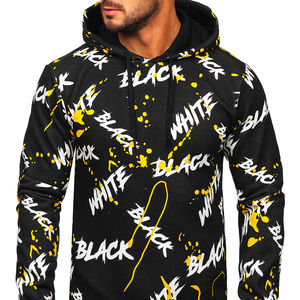 Sudadera con capucha de sublimación para hombre transpirable de secado rápido más vendido del mejor fabricante/Diseña tus propias sudaderas con capucha de sublimación para hombre de poliéster - Product Image 3