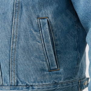Nouvelle arrivée Veste en jean en coton pour homme Veste en jean personnalisée tendance Hiver Tricoté Durable Vêtement d'extérieur - Product Image 5