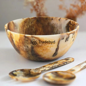 Tradebyd Signature ชามเรซินสำหรับของขวัญช่างฝีมือเหมาะสำหรับงานแต่งงานงานขึ้นบ้านใหม่และของขวัญส่วนตัว - Product Image 1