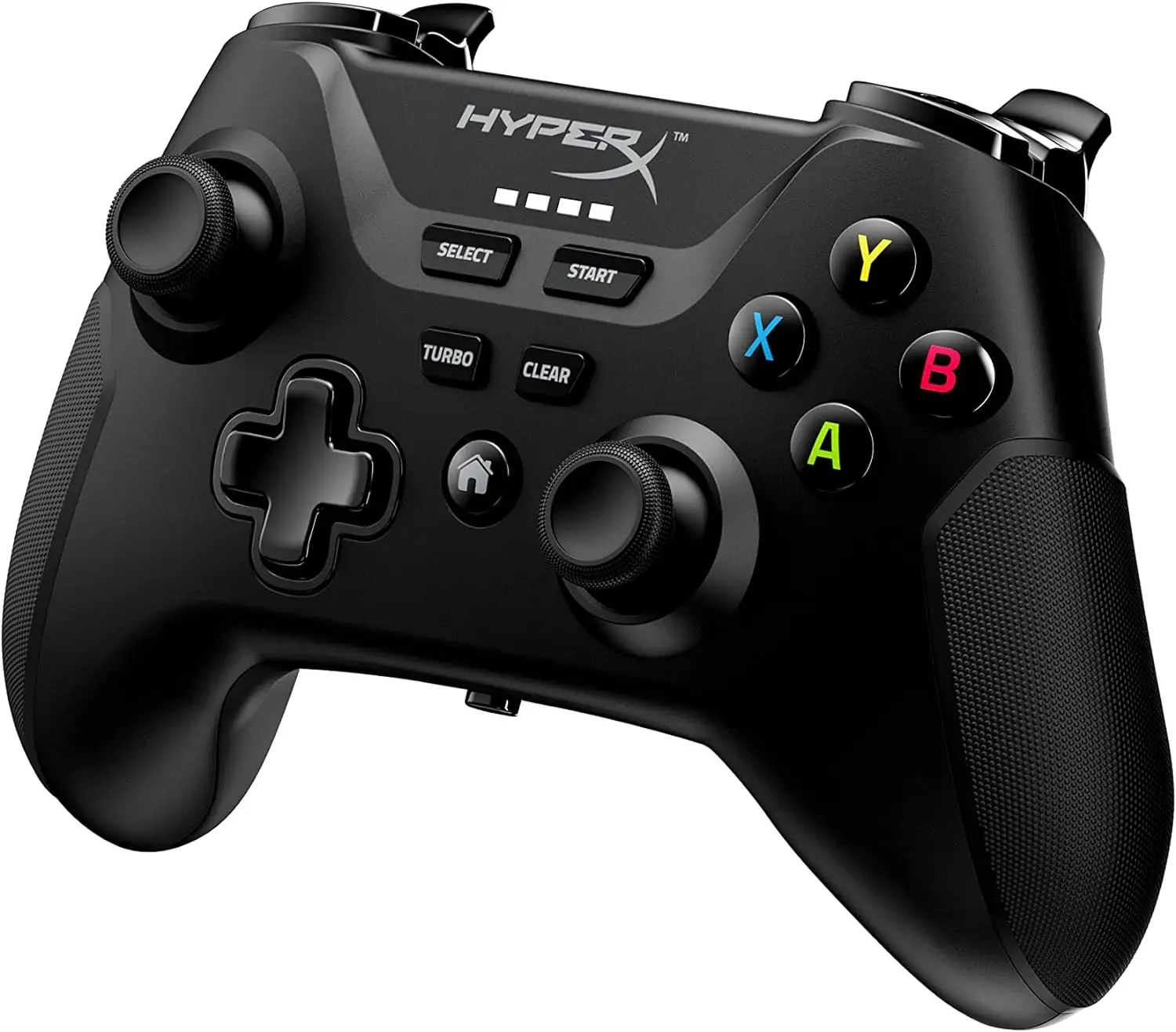 HyperX Clutch 516L8AA for Android and PC Bluetooth 2.4GHz Wireless USB-C to USB-A Wired Connection Phone Clip Gaming Controller